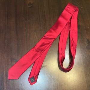 Express red skinny tie